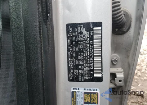 2020 Hyundai Tucson Limited from USA, damaged, VIN KM8J33AL3LU242179